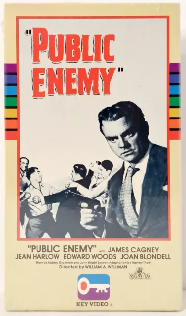 Public Enemy (1931) James Cagney ~ New Sealed Key Video VHS