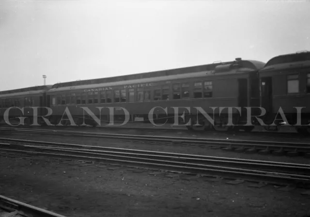 Original  Canadian Pacific Railway Co Cp Negative Coach Car #1596 Canada Rr
