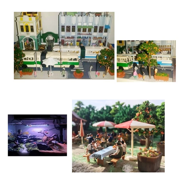 NON TOXIC PLASTIC Model Trees for Train Layouts and Teaching Materials