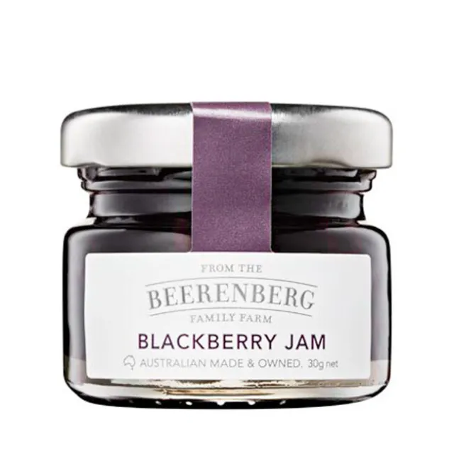 BULK 60 x Beerenberg Blackberry Jam 30G Jar| Bnb Supplies