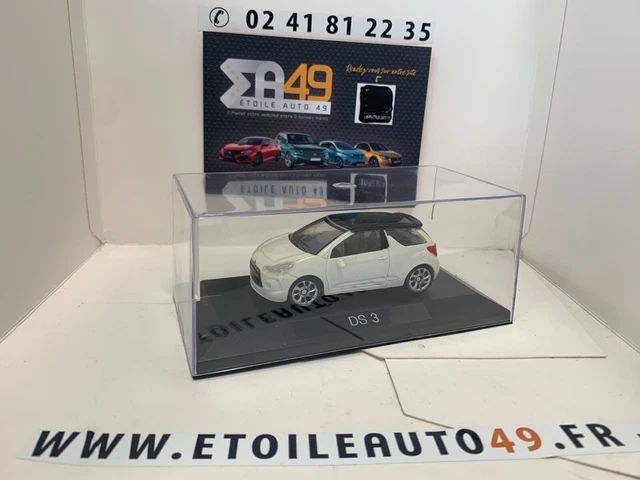 Miniature Citroën DS Coupé MINISTYLE 1/43 - Gris Toit Noir - Comme Neuve