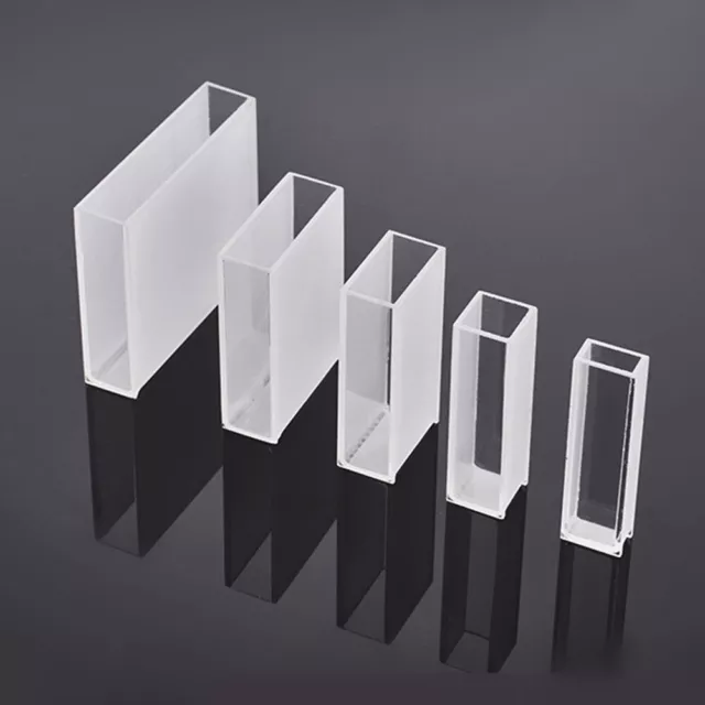 Durable Glass Cuvette with 10mm50mm Optical Path for Spectrophotometer