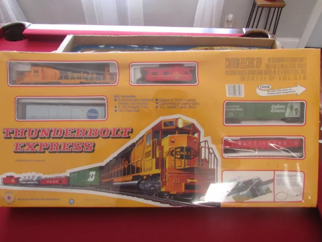 Vintage Thunderbolt Express Mehano HO Train Set Pillsbury/ Green Giant  Sealed