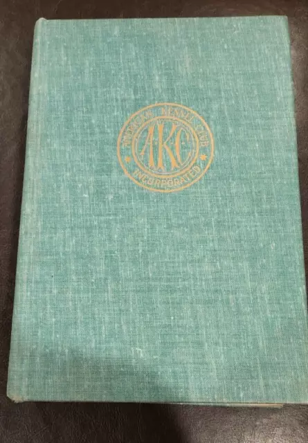 Vintage  1943 The Complete Dog Book American Kennel Club AKC Book  - Illustrated