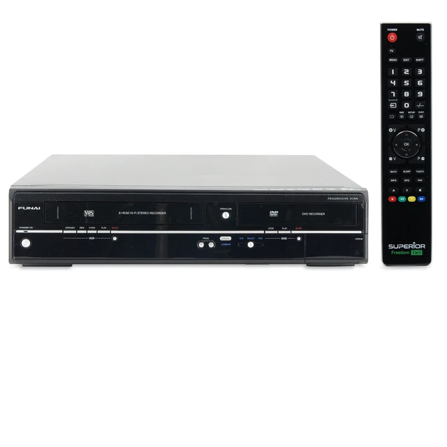 Funai WD6D-M100 | VHS / DVD Combi Recorder | PAL & SECAM