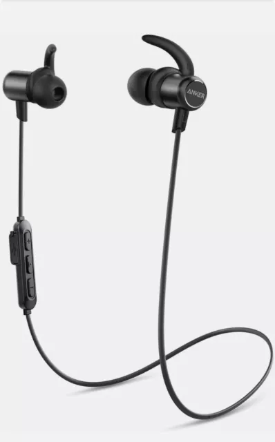 ANKER BLUETOOTH WIRELESS Headphones SoundBuds Slim Workout IPX7