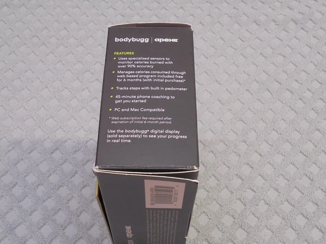 Apex Bodybugg Calorie Management System Weight Loss Arm Band New Open Box 3