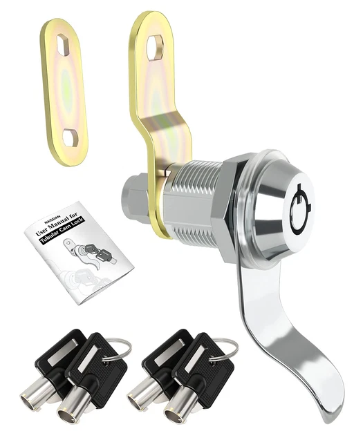 Naissian RV Locks for Storage Door 7/8 Inch, RV Compartment Locks Cam Locks f...