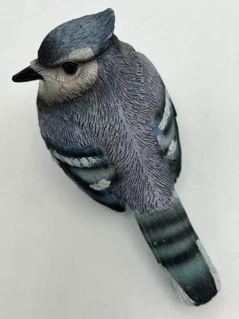 Figurine Blue Jay Bird Small Resin Sculpture 3.5x2.5 inch Nature Ornithology *** 2
