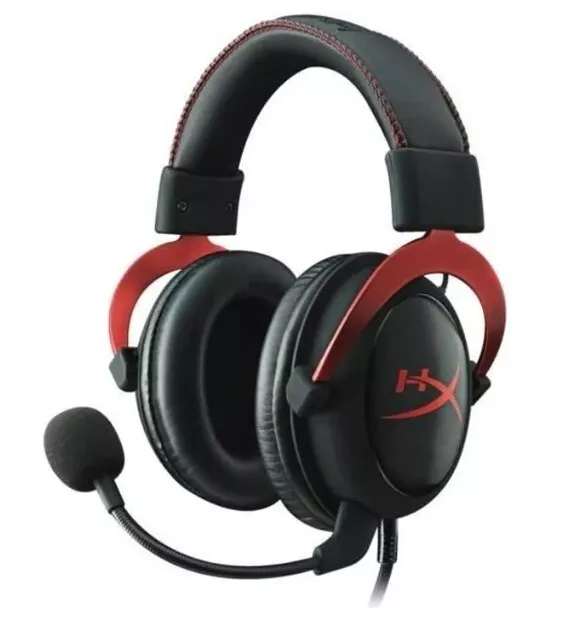 HyperX Micro-Casque Gamer Cloud II Filaire Rouge Surround 7.1 PS4/Xbox One