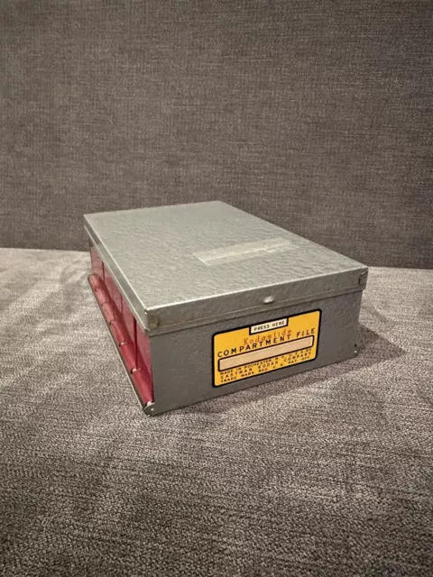 Vintage Kodak Kodaslide 35mm Slide Compartment File Metal Storage Case Holder Us 999 Picclick 