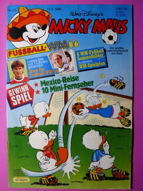 Micky Maus Walt Disneys Nr.: 21 / 17.5.1986 Jahre Comicheft