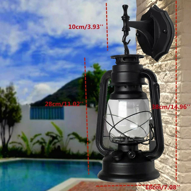 Retro Vintage Wandlampe Außenlampe Wandleuchte Gartenlicht Wandleuchter Laterne
