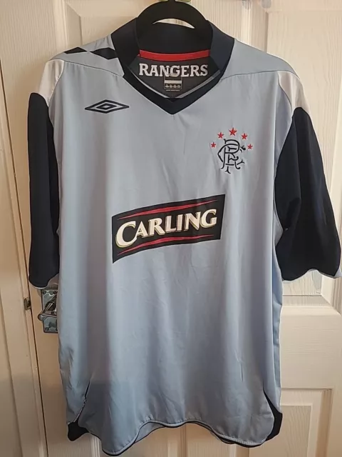 Rangers Third Kit 2006/07 Football Shirt Size XXL Umbro Carling Dado Prso No:9