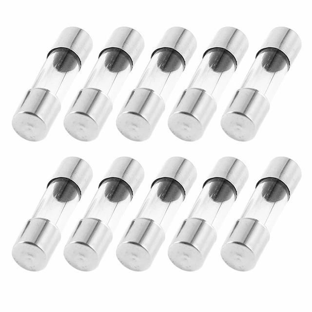 10 Pièces Coup Rapide Type Tube En Verre Fusibles 5x20mm 250V 3Amp