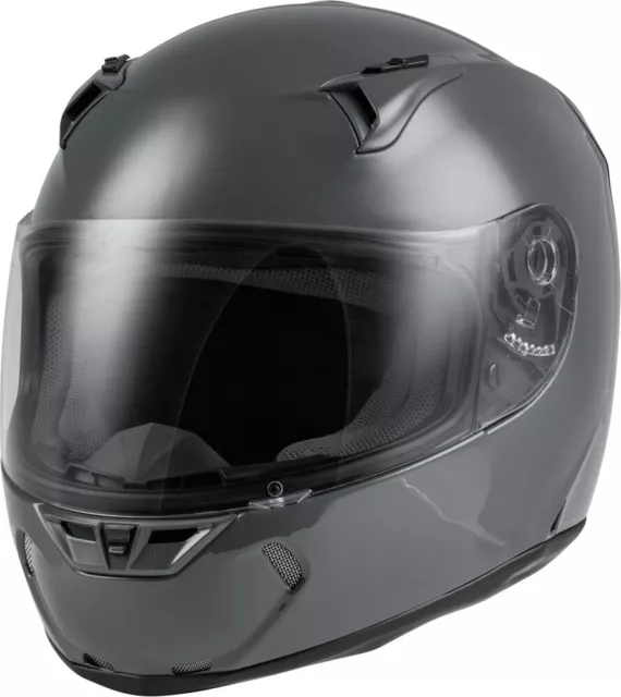 Fly Racing Full Face Revolt Street Helmet - Grey - Size Extra Large