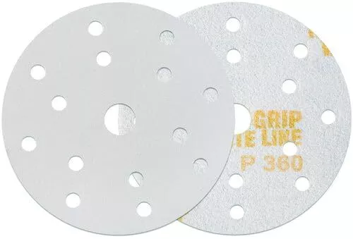 Lot de 184 disques abrasifs ronds, secs et humides en papier abrasif 50 mm,  grain 60