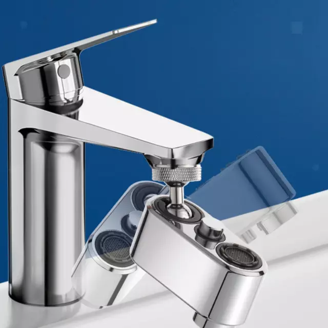 Aérateur de robinet, 360 degrés pivotant-2 modes réglable robinet de  cuisine filtre bubbler pour salle de bain de cuisine, avec adaptateur 24mm  filetage externe-22mm interne