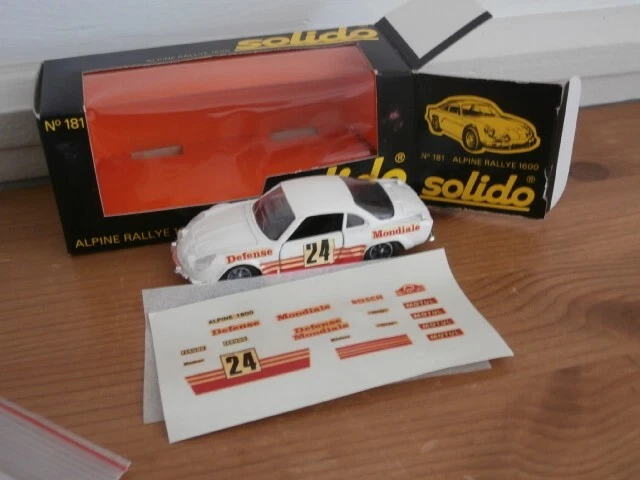 FIRST LOOK: Solido Alpine A110 RGT #11 Rally du Mont Blanc