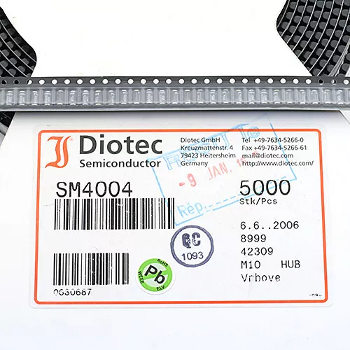 [200pcs] SM4004 Diode 400V 1A SMD DO213AB