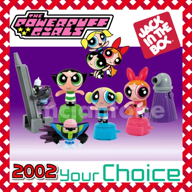 JACK IN THE Box 2002 POWERPUFF GIRLS Cartoon Network MOJO Jojo YOUR Toy ...