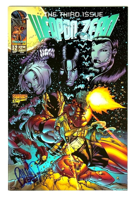 Weapon Zero #T-2 Signed Joe Benitez Image Comics