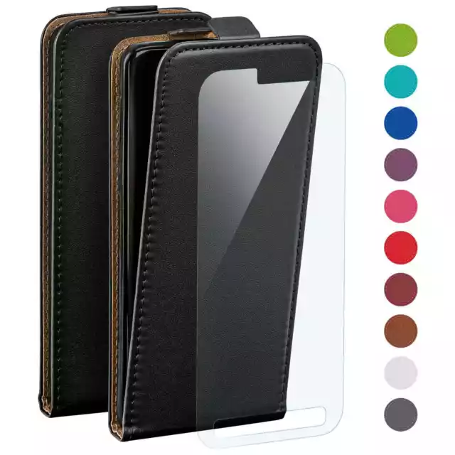 Handy Tasche für Samsung Galaxy Xcover 4 Handyhülle Flip Schutz Hülle mit Folie