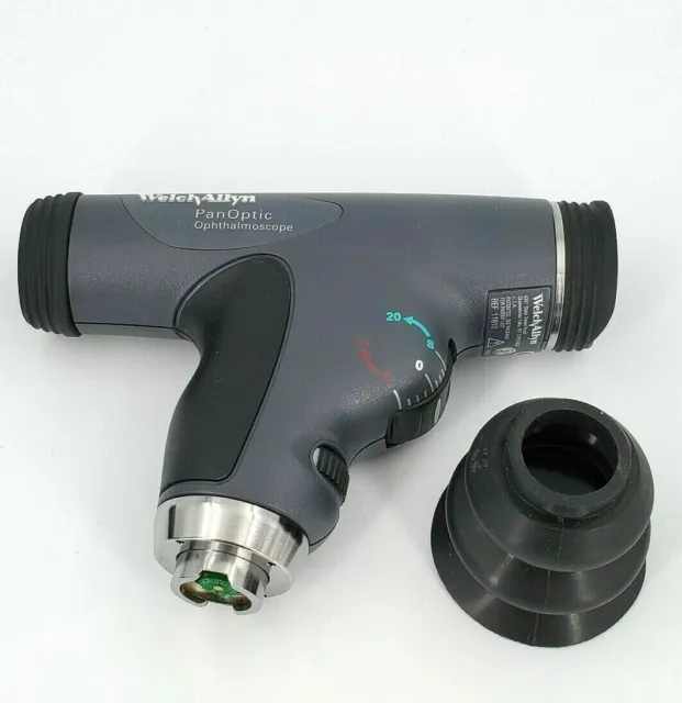 Welch Allyn PanOptic 3.5V Halogen HPX Ophthalmoscope Head Only w/ Eyecup # 11810