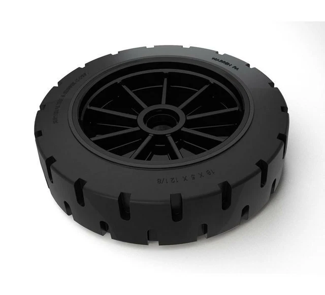 Tire Assy, Solid, 18.0 X 5.0, Blk Tennant 1063247 Cleaner Floor machine 1 Tire