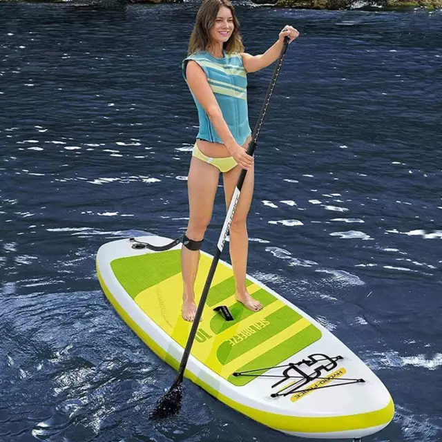 Tavola da Surf SUP Stand UP 340 cm con Pagaia Pompa Zaino  e Cavigliera Pinna 3