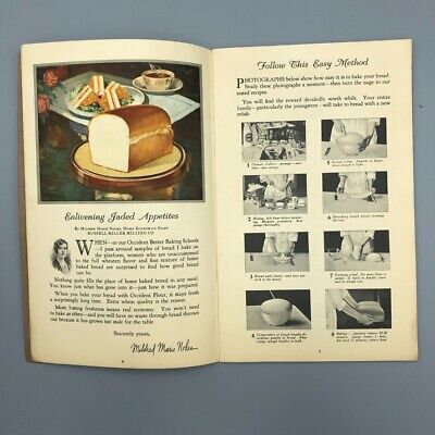 1931 OCCIDENT FLOUR Illustrated COOK BOOK Antique Advertising Recipes
