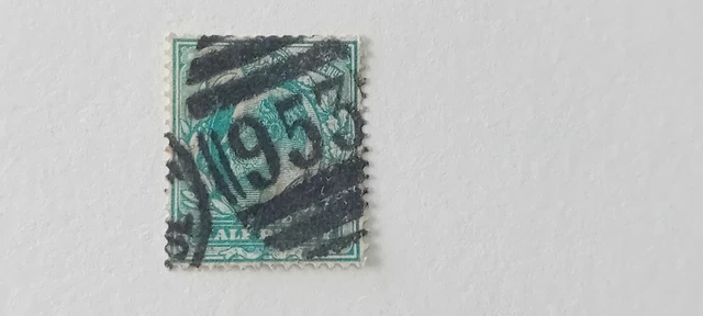 GB KEV11 1/2d Green - Blackpool Lancashire Duplex Postmark