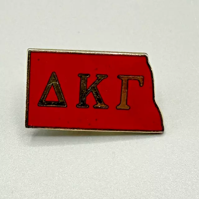 Delta Kappa Gamma Kansas Badge Pin Sorority Teaching Honor Society Vintage Greek