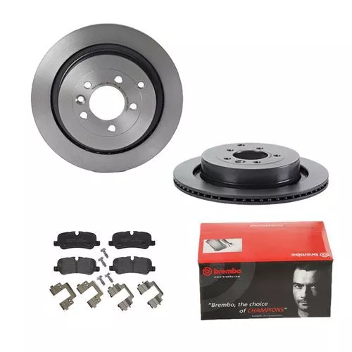 BREMBO | Bremsscheiben COATED belüftet + Beläge für Land Rover Discovery 4 L319