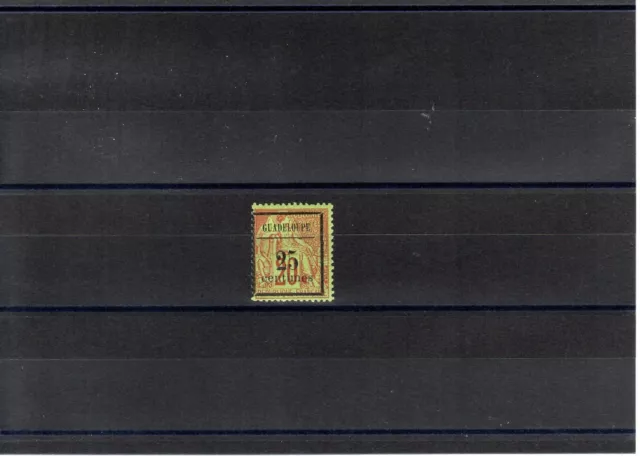 Timbre Guadeloupe France Colonie 1889 N°5 Neuf* Mh Signe