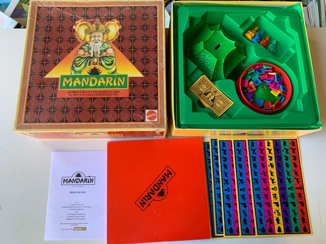 Jeu Mandarin Mattel – Complet Et En Bon état – Made In France