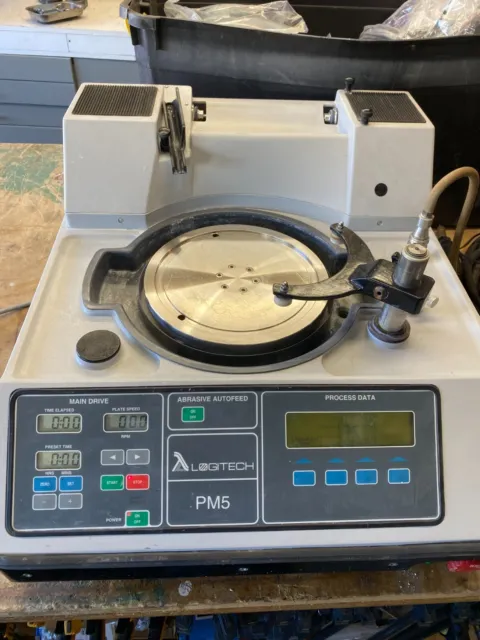 *Video Logitech PM5 Precision Lapping and Polishing Machine