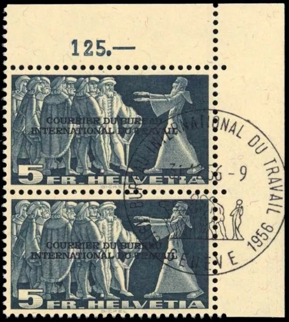 1944, Schweiz Internationale Arbeitsamt BIT, 81 Ecke, cto - 1849999