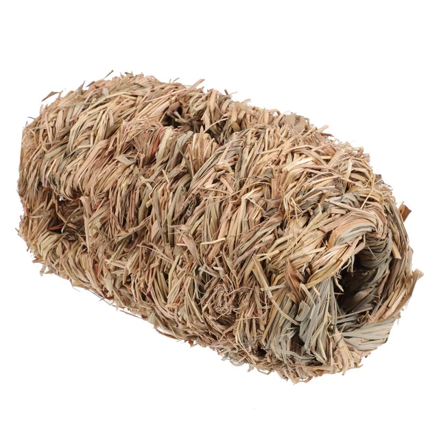 2 Pieces Pet Bed Small Animal Habitat House Hamster Hideaway Weave 3