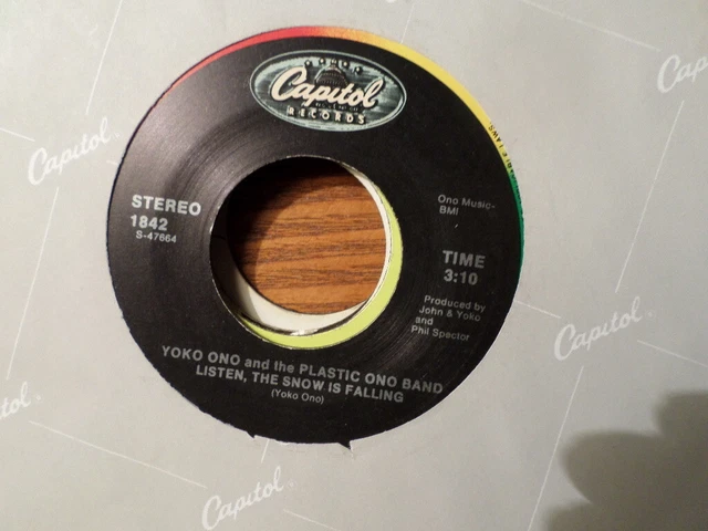 John Lennon Yoko Ono Happy Christmas CAPITOL 45 RECORD /John Lennon, Yoko Ono/Happy Xmas (War Is Over