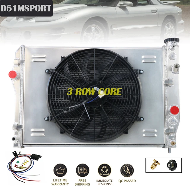 3 ROW ALUMINUM Radiator Shroud Fan Relay For  Ch ...