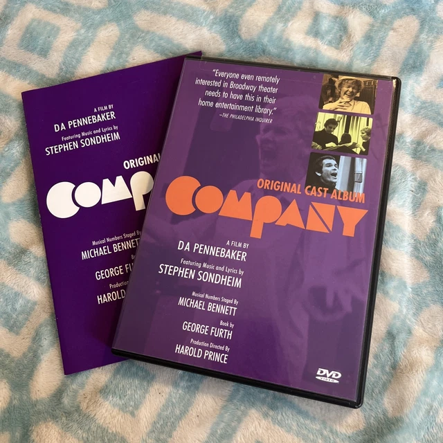 Pennebaker Original Cast Album Company DVD 1970 Rare Hard To Find. EXCELLENT!