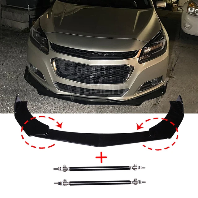 For Chevrolet Chevy Camaro SS LS LT Front Bumper Lip Spoiler Splitter+Strut Rods