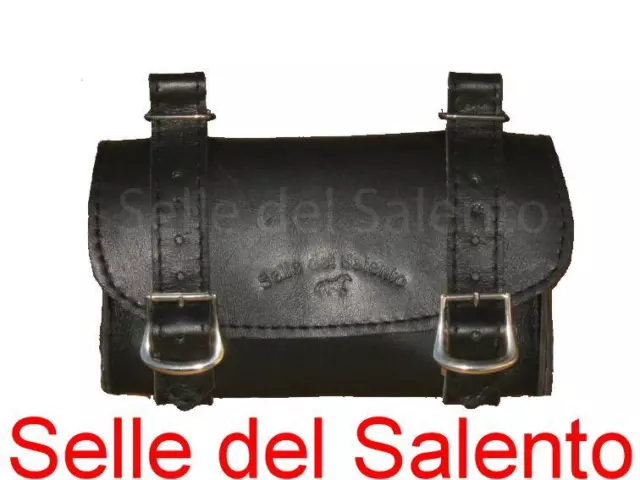 BORSELLO BICI BICICLETTA Pelle SOTTOSELLA da personalizzare Leather Tools Bags