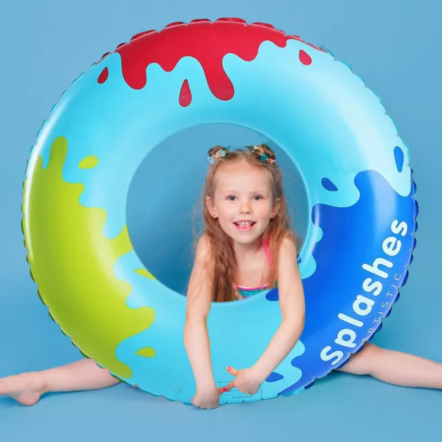 Children Adult Floating Ring Thicked PVC Swimming Pool Floats for Beach Vacation 3
