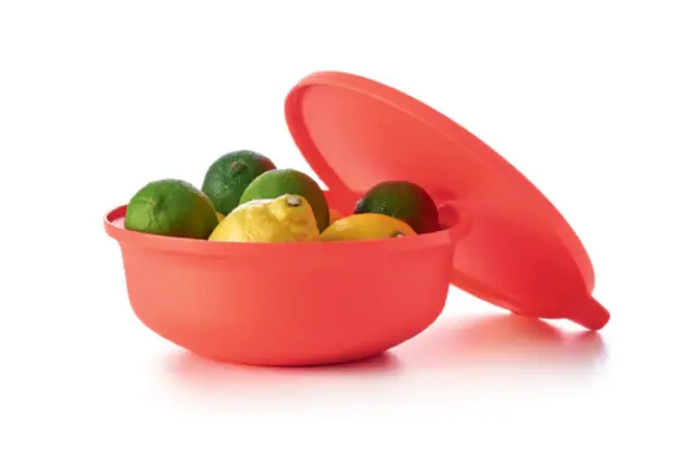 Tupperware Aloha Bowl with lid Liquid tight Seal in Watermelon Colour 1L New
