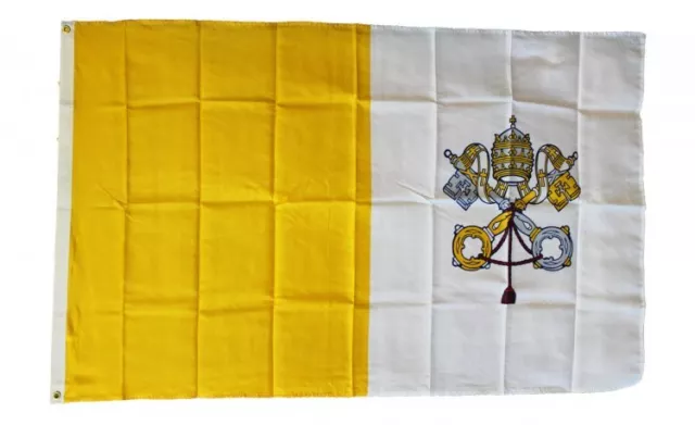 VATICAN CITY FLAG 3 x 5 FOOT FLAG - NEW  3x5' POLY FLAG