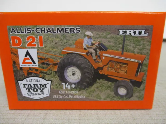 Allis Chalmers Model D21 Toy Tractor "2019 NFTM Edition" 1/64 Scale, NIB