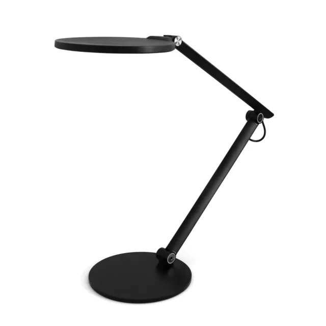 DECASSA Lámpara de Trabajo Regulable Luz LED Negro Ajustable Largo Brazo Hacer