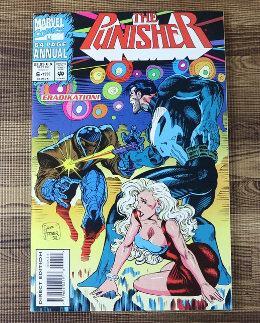 1993 Marvel Comics The Punisher Annual #6 Eradikation VF+/NM
